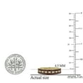 thumbnail image 3 of Dazzlingrock Collection 0.60 Carat (ctw) 14K Round Champagne & White Diamond Wedding Stackable Band, Yellow Gold, Size 8, 3 of 5