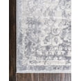 thumbnail image 3 of Unique Loom Derbyshire Aberdeen Rug Gray/Navy Blue 4' 1" x 6' 1" Rectangle Medallion Traditional Perfect For Living Room Bed Room Dining Room Office, 3 of 10