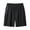 -A-Black97, variant on FINALGANG New Shorts For Boy Solid Color Quick Drying Athletic Shorts Drawstring Ice Silk Stretchy Bottom With Zipper Pockets Durable Skin Friendly Fabric For Kid