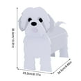 thumbnail image 3 of Jierger 1 Pce Mignon Pot de Fleurs en Forme d'Animal pour Chien, Pot de Fleurs Décoratif Robuste et Conteneur de Rangement, Résistant aux Intempéries pour Jardin Patio Porche Maison Intérieur Extérieur, 3 of 4