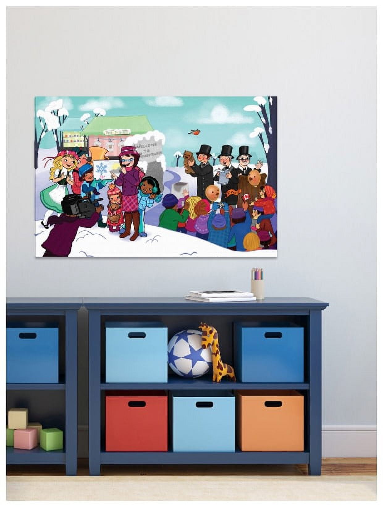 Marmont Hill "Welcome To" by Curtis Painting Print on Canvas