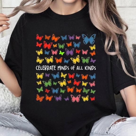 100% Cotton Unisex Autism Awareness Shirt Women Neurodiversity Acceptance T-Shirt Special Education Teacher Inclusion Tee Tops