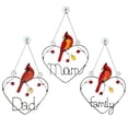 thumbnail image 5 of Panel de ventana manchada, adornos de pájaros colgantes, atrapasueños de ventana para decoración del hogar, 5 of 5