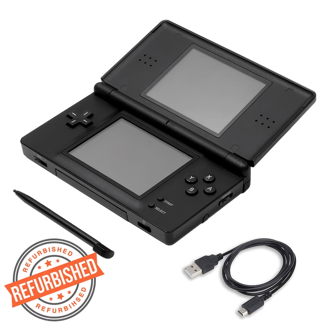 Nintendo DS Lite Game Console Games Handheld System Cleaned Tested Case Black