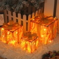 thumbnail image 1 of Birdeem Outdoor Christmas Decorations, Christmas Light Box Remote Control Set of 3 Led Gift Box Decoration Outdoor Elevated Christmas Box Gift Decoration Indoor Outdoor Terrace, 1 of 9