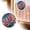 A, variant on Acrylic Glass Style Round Hanging Ornament Sunlight Reflecting Sturdy Hanging Loop for Window Home Garden Festival Decor