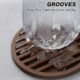 thumbnail image 2 of Chok Coasters for Drinks 6 Pack Drink Coasters,Heat Resistant Silicone Coasters Tabletop Protection,Non-Slip Rubber Coasters for Kinds of Cups (Excluding Holder), 2 of 5
