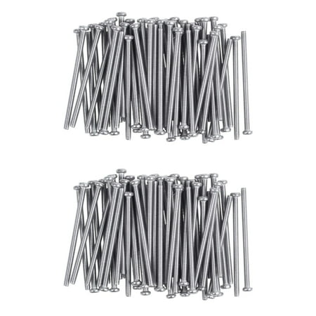 

DTRALD M2.5 x 40mm 304 Stainless Steel Round Head Screws 120Pcs