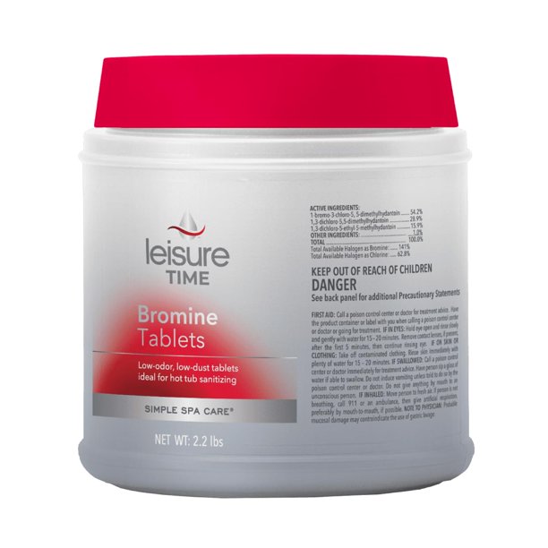 Tabletas Spa Bromine Leisure Time, 1 kg, de bajo olor