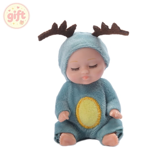 Realistic Baby Doll, Lifelike Sleeping Reborn Baby Dolls Made of Premium PVC Material, Sleepy Simulation Pretend Play Kids Toddler Toys, 1 Year Old Girl & Boy Gift for Daily Play and Holiday Presents