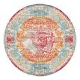 thumbnail image 3 of Unique Loom Rosso Collection Area Rug - Cavalli (8' Round Multi/Gray), 3 of 6