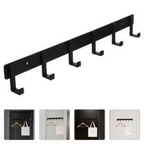Mobutofu Black Wall-mounted Storage Rack 1Pack For Home Use
