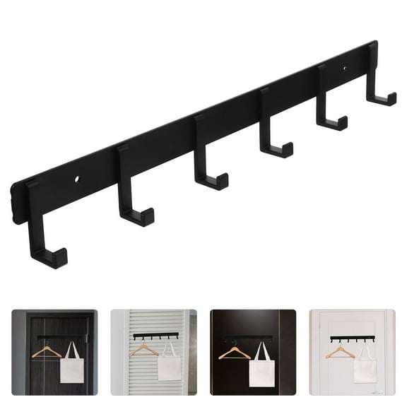 Mobutofu Black Wall-mounted Storage Rack 1Pack For Home Use