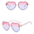 thumbnail image 2 of Heart Glasses Personality Candy Color Sunglasses Retro Love Sunglasses, 2 of 3