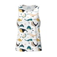 thumbnail image 4 of Xecao Cute Whale Men's Tank Top Workout Quick Dry Sleeveless Gym Jogging Muscle Shirts Summer Swim Beach Tops, 4 of 9