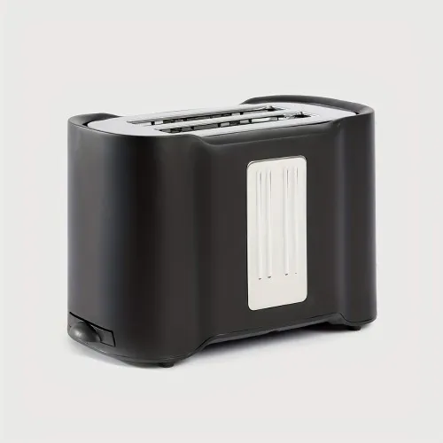 Toaster, bread toasting device, wide slot suitable for any size of bread, pull-out breadcrumb tray, with automatic shut-off and overheat protection, suitable for apartments and kitchens