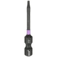 thumbnail image 1 of Uxcell T7 Torx Impact Screwdriver Bit 1/4" Hex Shank 2" Long Magnetic No Hole, 1 of 7