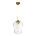 thumbnail image 4 of Warm Brass One Light Pendant from the Carlton Collection, 4 of 5