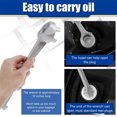 thumbnail image 2 of Masteelf Aluminum Drum Wrench Drum Plug Bung Wrench Gallon Drum Caps Removal Tool Barrel Opener Tool, 2 of 10