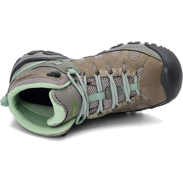 KEEN Women's Targhee Vent Mid Height Breathable Hiking Boots Fumo