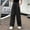 Black, variant on Summer Cooling Ice Silk Unisex Kids Pants 5-15 Years, Ultra-Thin Breathable Loose Drapey Straight Wide Leg Casual Long Trousers Purple 14-15Years