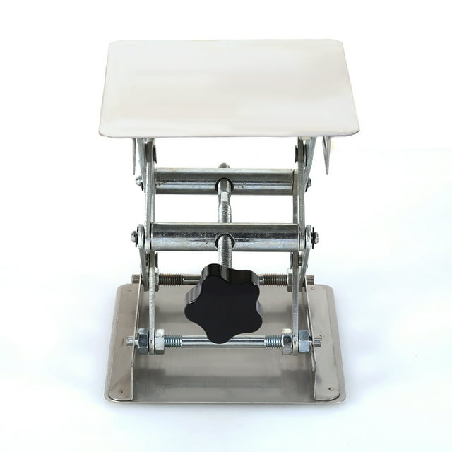 Fosa Plateformes de Levage de Laboratoire 100X100mm Support Ciseaux Acier Inoxydable