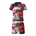 thumbnail image 6 of Hazbin Hotel Boys Two Piece Rash Guard Swimsuits Kids Short Sleeve Swimwear Sets Bathing Suit, 6 of 7