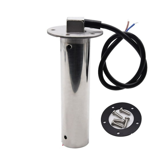 0-190ohm 240-33 Ohm Capteur de Niveau de Réservoir de Bateau Voiture RV 52MM avec Rétroéclairage 7 Couleurs Unité d'Émetteur d'Eau Usée, Facile à Installer
