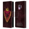 thumbnail image 1 of Head Case Designs Officially Licensed HBO Game of Thrones Dark Distressed Look Sigils Stannis Leather Book Wallet Case Cover Compatible with Samsung Galaxy S9, 1 of 6