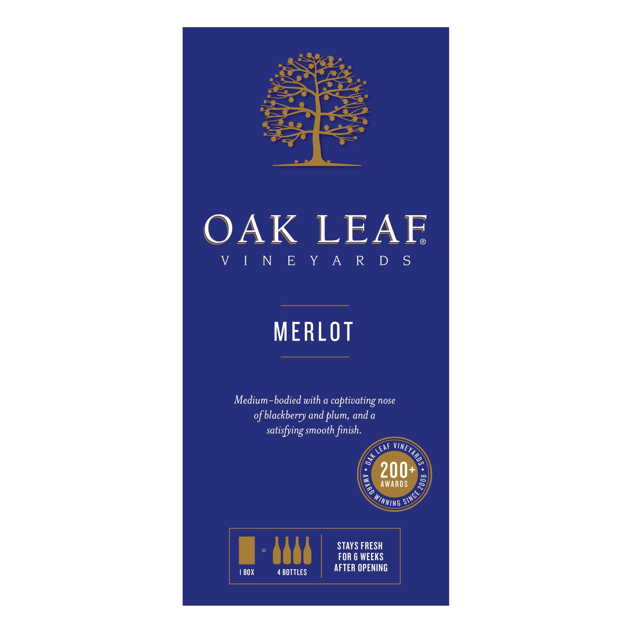 Oak Leaf Vineyards Merlot, Red Wine, 3L