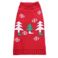 thumbnail image 1 of Traje del puente del calor de la camisa de los géneros de punto del suéter del gato del perro de animal doméstico del tema de la Navidad 4 # SM SunniMix Suéter del animal doméstico, 1 of 8