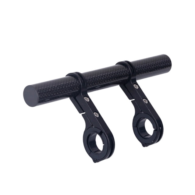 EeaseCA Support d'Extension Double pour Guidon de Vélo de Route 20 cm, Rallonge en Fibre de Carbone, Ensemble de Support d'Extension, Support d'Extension (Noir)