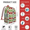 thumbnail image 5 of Cute Apple Design Travel Backpack, Classic Red Apple Pattern Daypack with Kawaii Fruit Illustration and Aesthetic Funny Print for School or Picnic, 5 of 5