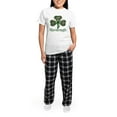 thumbnail image 5 of CafePress - Kavanagh Shamrock Women's Light Pajamas - Women's Short Sleeve Print T-Shirt and Pants Light Cotton Pajama Set, 5 of 7