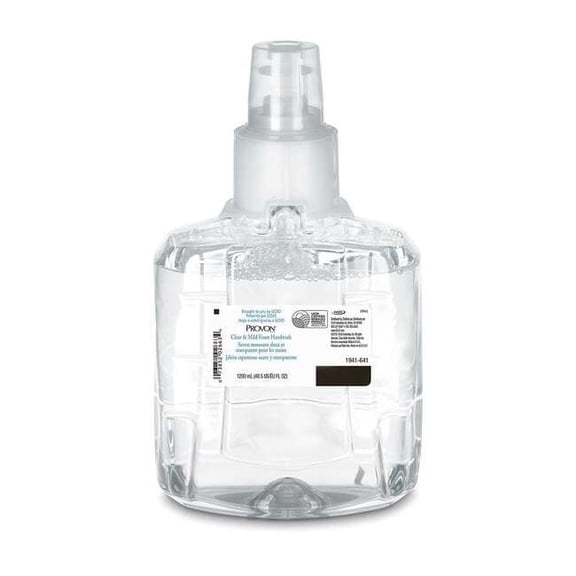 PROVON Foaming Soap Dispenser Refill Bottle Unscented 1,200 mL 1941-02 1 Ct