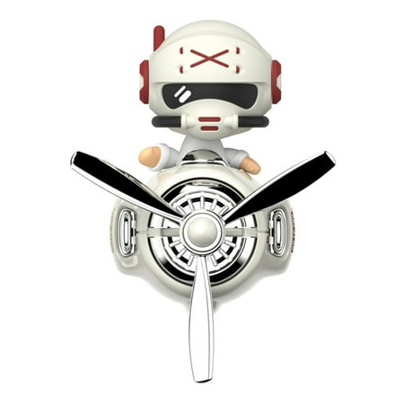 Car Air Freshener X-Men Bobblehead Small Airplane Air Vent Car Air Freshener Rotating Diffuser