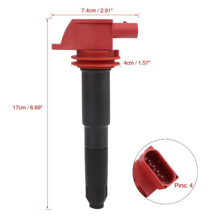 Nice Ignition Coil for 2008-18 Porsche Cayenne V6 2010-16 Panamera V8 V6 UF660 e
