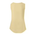 thumbnail image 7 of Tiqkatyck Tank Tops for Women Trendy Women's 2025 Chic Round Neck Short Sleeve Shirts 2D Printed Casual Loose Fit Vest Sleeveless Tunic Tops Summer Tops for Women Yellow M, 7 of 7