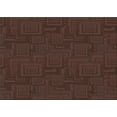thumbnail image 1 of Ahgly Company Machine Washable Indoor Rectangle Transitional Coffee Brown Area Rugs, 2' x 4', 1 of 7
