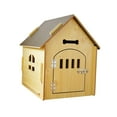 thumbnail image 2 of Stgfyxgs Wooden Pet House Rabbit Hideout Wooden Ventilation Bunny Nest Dog Cat House Cat Bed for Guinea Pig Chinchilla Playing Resting 40cmx39cmx45cm, 2 of 9