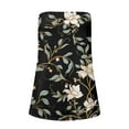 thumbnail image 4 of Women Summer Tops Women Casual Vacation Holiday Printing Bandeau Strapless Tank Sleeveless Summer Top Camisole Juniors Camisole Sleeping Bra Tops for with Support Blank for Printing Button Black S, 4 of 5