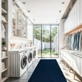 thumbnail image 2 of Beverly Rug Non-Slip Machine Washable 2 x 7 Navy Indoor Area Rugs, 2 of 9