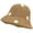 Khaki, variant on vlrwzc Flower Decor Straw Woven Bucket Hat Summer Sun Shade Fisherman Cap