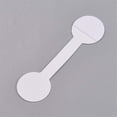 thumbnail image 3 of 300pcs Round Jewelry Display Sticker Self-adhesive Paper Ring Price Tags White 5x1.4x0.03cm, 3 of 3