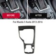 thumbnail image 3 of Seamless Integration Carbon Fiber Frame Cover Trim for Mazda 3 Axela 2013 2016, 3 of 4