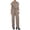 Brown, variant on Womens Summer Outfits Women's Trousers Suit Casual Elegant Wear Set with Versatile Ideal Spring Easy To Clean and Maintain Comfy Sets for Women Clothing Black,XXL