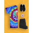 thumbnail image 3 of Girl W Short Hair Portrait Tie Dye Spiral Women -Image by Shutterstock, Female Medium, 3 of 4