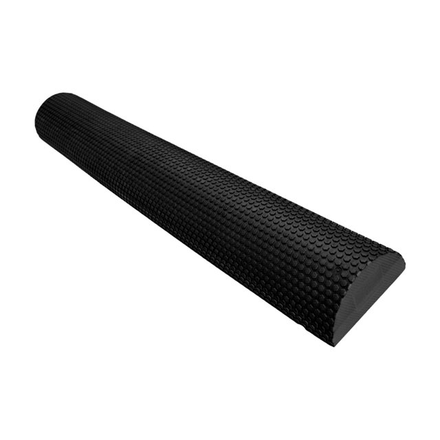 Rodillos de espuma de alta densidad Physio Pillow Flexibilidad física Blocks Density Roller Rodillos de espuma para ejercicio Negro 60cm Macarena rodillo de espuma semicircular
