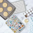 thumbnail image 5 of Yayeee Pot Holders Kitchen Heat Resistant with Pocket 7"x9.8" Cotton Oven Cooking Hot Pads, Doodle Pattern, 5 of 7