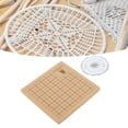 thumbnail image 4 of Macrame Board, Double Side Grids Handmade Braiding Project Cork Board with T Pins and Needle Plate for Bracelet DIY Weaving Display, Macrame Tools Supplies for Braiding Bracelet, 4 of 7